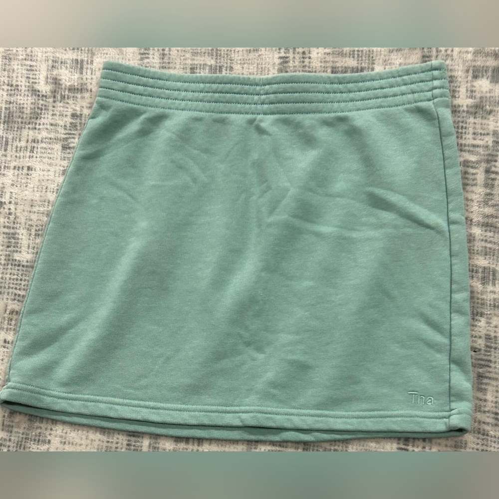 TNA Light Green Mini Skirt